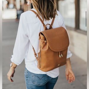 Brahmin Josie Leather Backpack